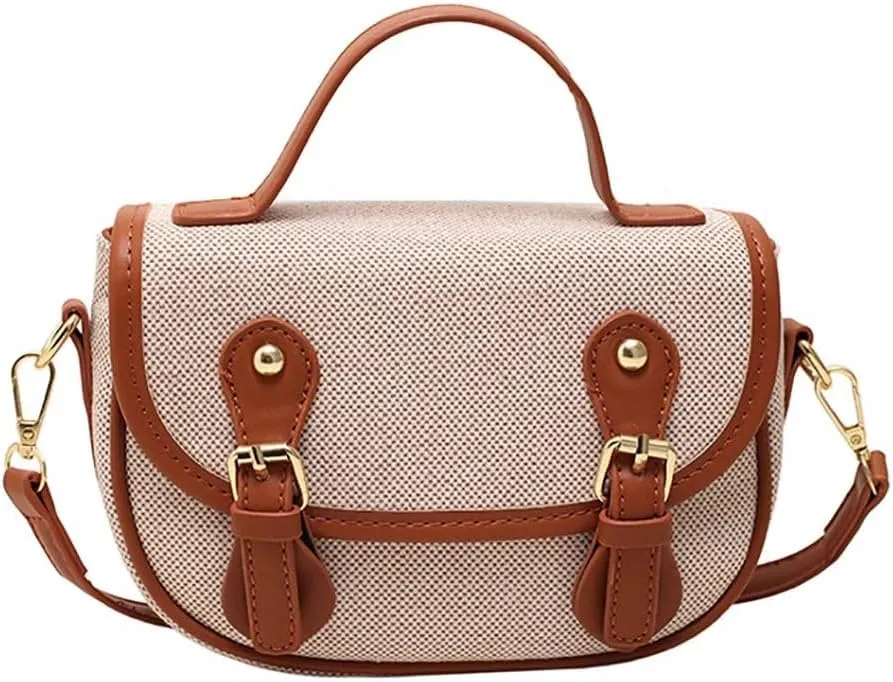 Crossbody Bag for Women Small Saddle Bag Designer Top Handle Satchel Purse Shoulder Purses and Handbags Travel Purse