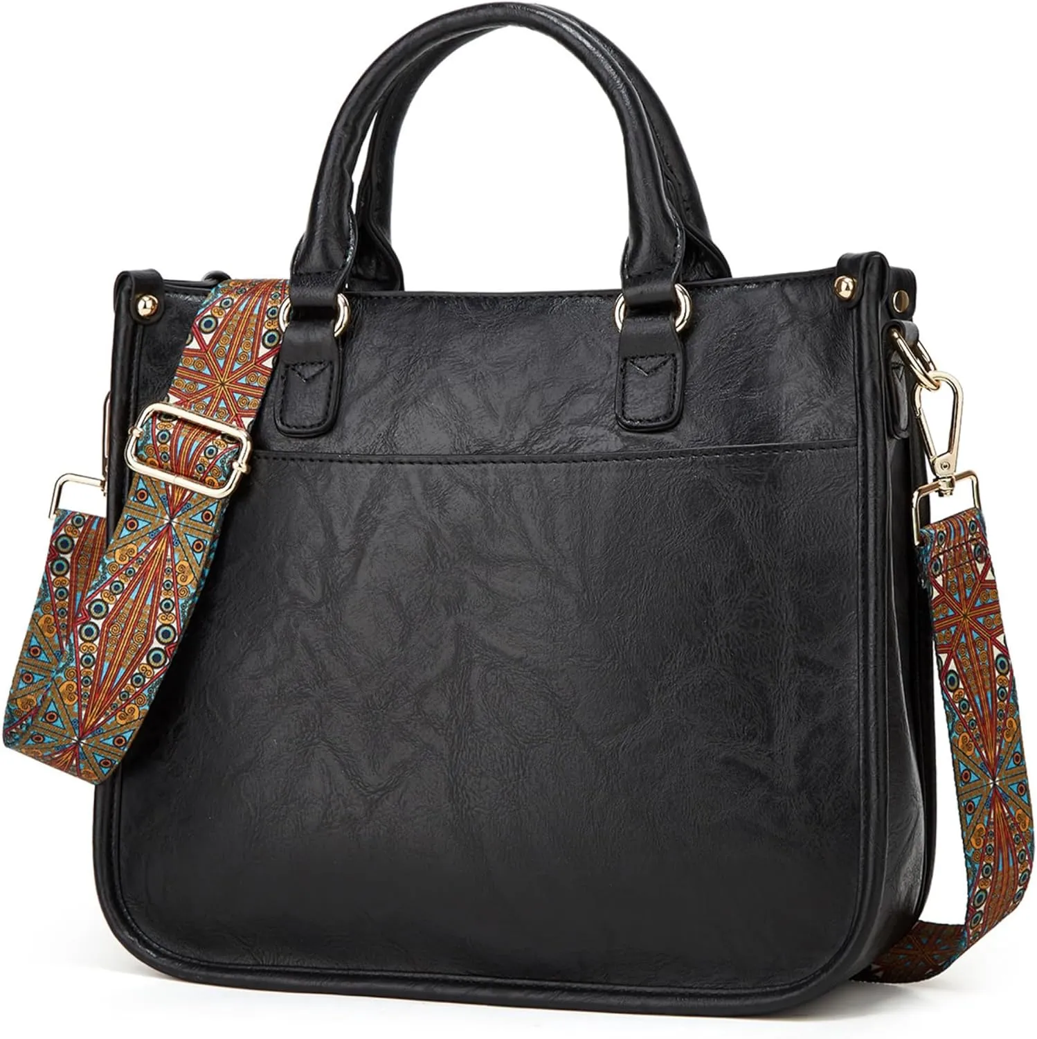 Crossbody Purses and Handbags for Women, Tote Shoulder Bag Satchel Purse and PU Leather Top Handle for Ladies
