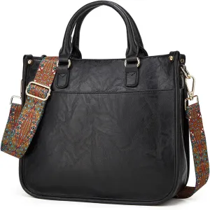 Crossbody Purses and Handbags for Women, Tote Shoulder Bag Satchel Purse and PU Leather Top Handle for Ladies