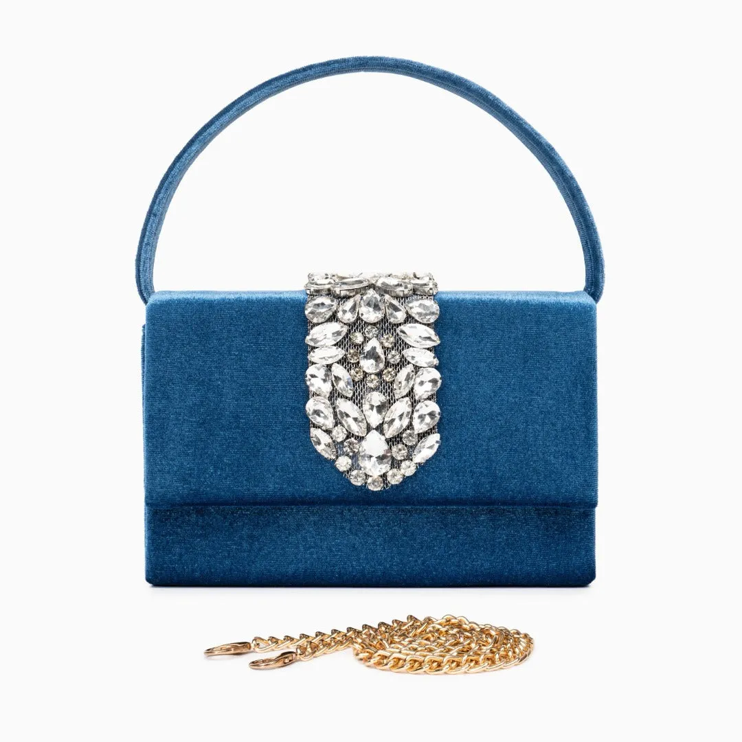 Crystal Encrusted Diamond Handbag