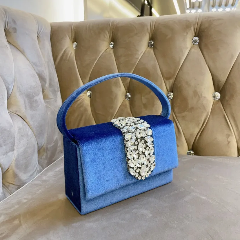 Crystal Encrusted Diamond Handbag