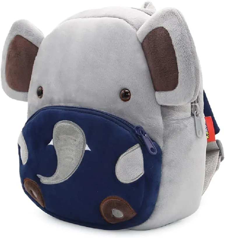 Cute Animal Cartoon Backpack School Bag, for Toddler Children Boys Girls, 3-5 Years Old, for Kindergarten Kids, Children, Unisex (Elephant)…