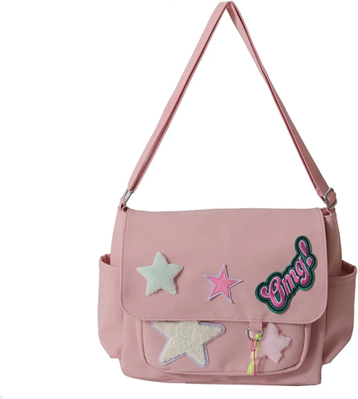 Cute Messenger Bag, Crossbody Bags for Women Kawaii Messenger Bags Purses