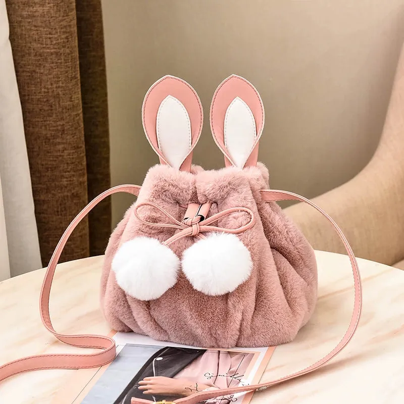 Cute Rabbit Plush Small Bag