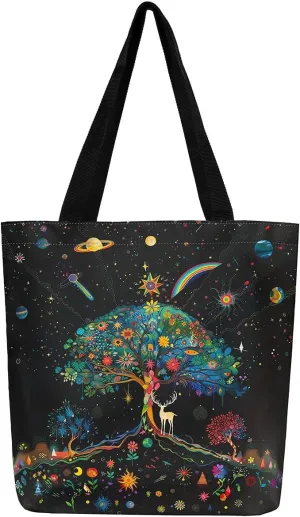 Damask Gothic Foldable Beach Bag Antique Victorian Canvas Tote Bag for Women,Vintage Floral Goth Handbag