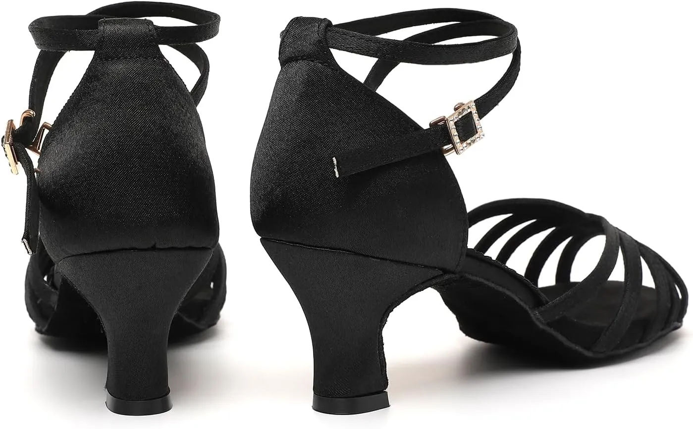 Dance Shoes for Women, Ballroom Dance Heels, Latin Dance Shoes Adult, Salsa Shoes for Women Dancing, 1920s Character Shoes, Dancing Pumps