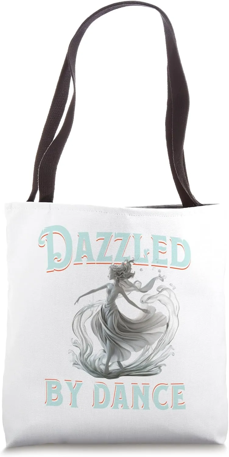 Dancer's "Dazzled By Dance" s Elegant Girl Dancer Tote Bag