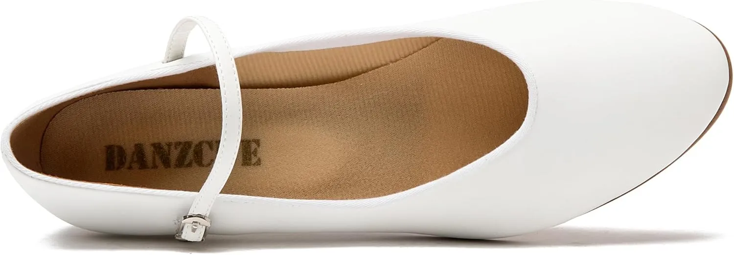Danzcue 1.5 Inch Character Dance Shoes