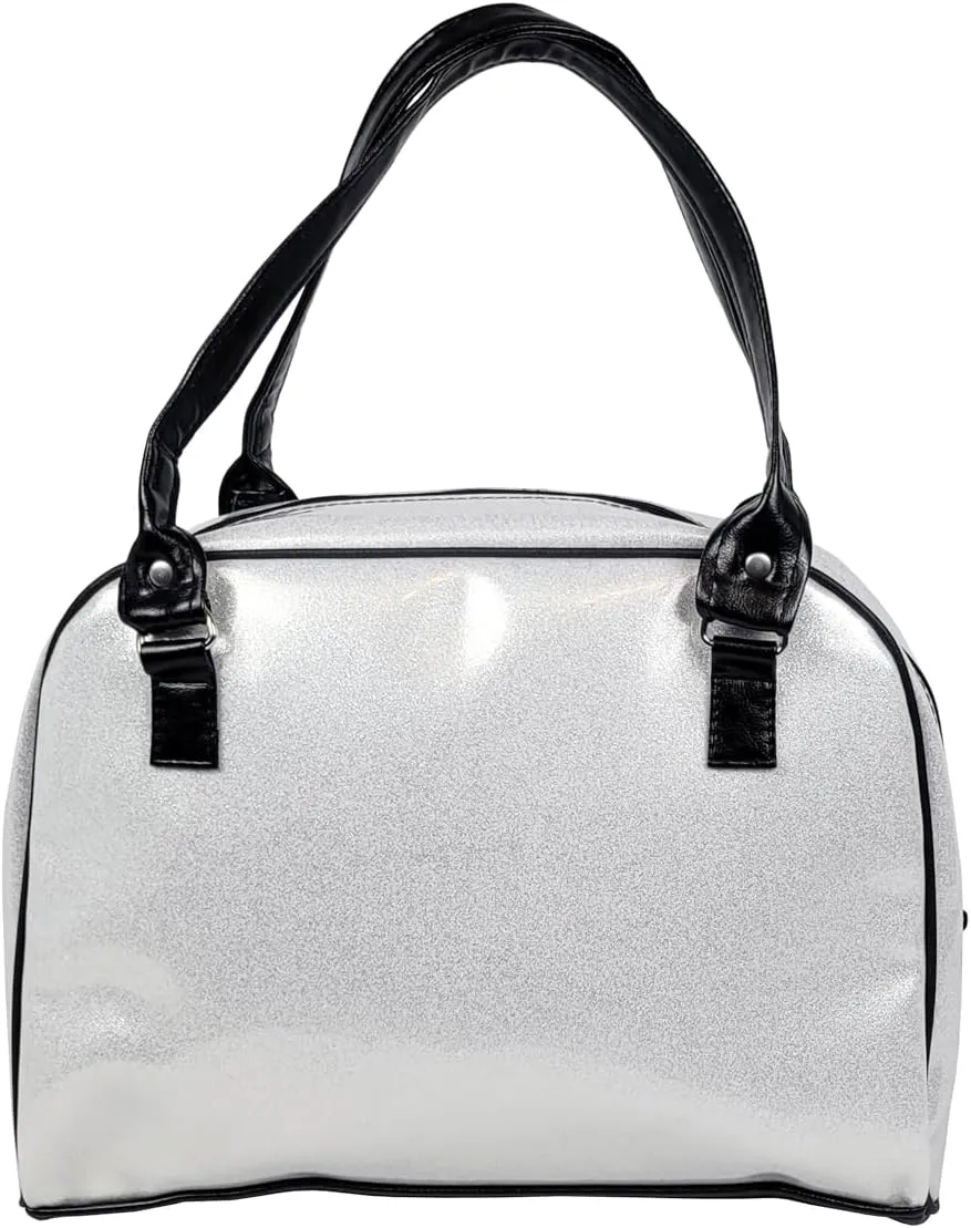 Dazzling, Colorful, Sparkly, Faux Patent Leather, Large, Shiny, Handbag, Travel Bag, Satchel, Fav Tote