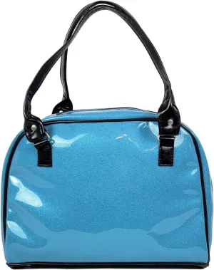 Dazzling, Colorful, Sparkly, Faux Patent Leather, Large, Shiny, Handbag, Travel Bag, Satchel, Fav Tote