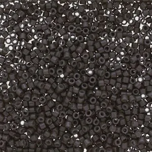 DB 2368, Duracoat Opaque Rhino Gray Dyed - Miyuki Delica Beads - Size 11 - 5 grams - Japanese Cylinder Glass Seed Beads - Wholesale & Retail