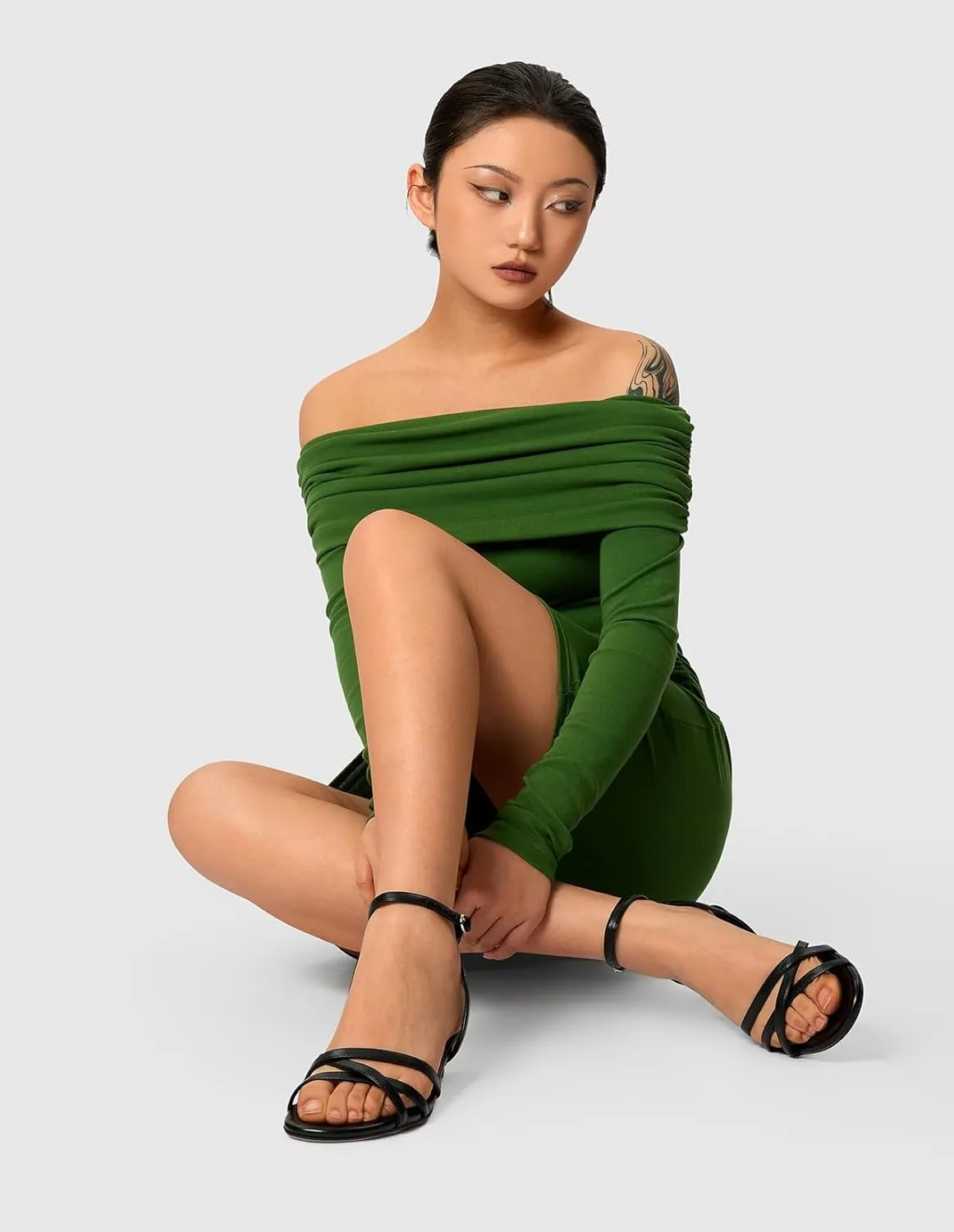 DearOnly Womens Ankle Strap Peep Open Toe Low Heels Strappy Kitten Heel Sandals Slingback Prom Buckle Dress Shoes 1.4 Inches Heels
