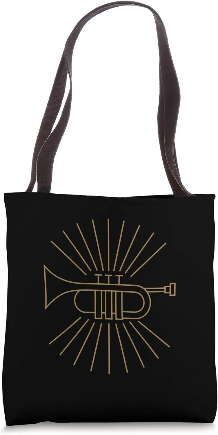 Deco Trumpet Tote Bag