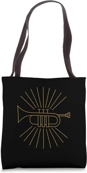 Deco Trumpet Tote Bag
