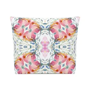 Delicate Diamond Bloom | Cotton Cosmetic Bag