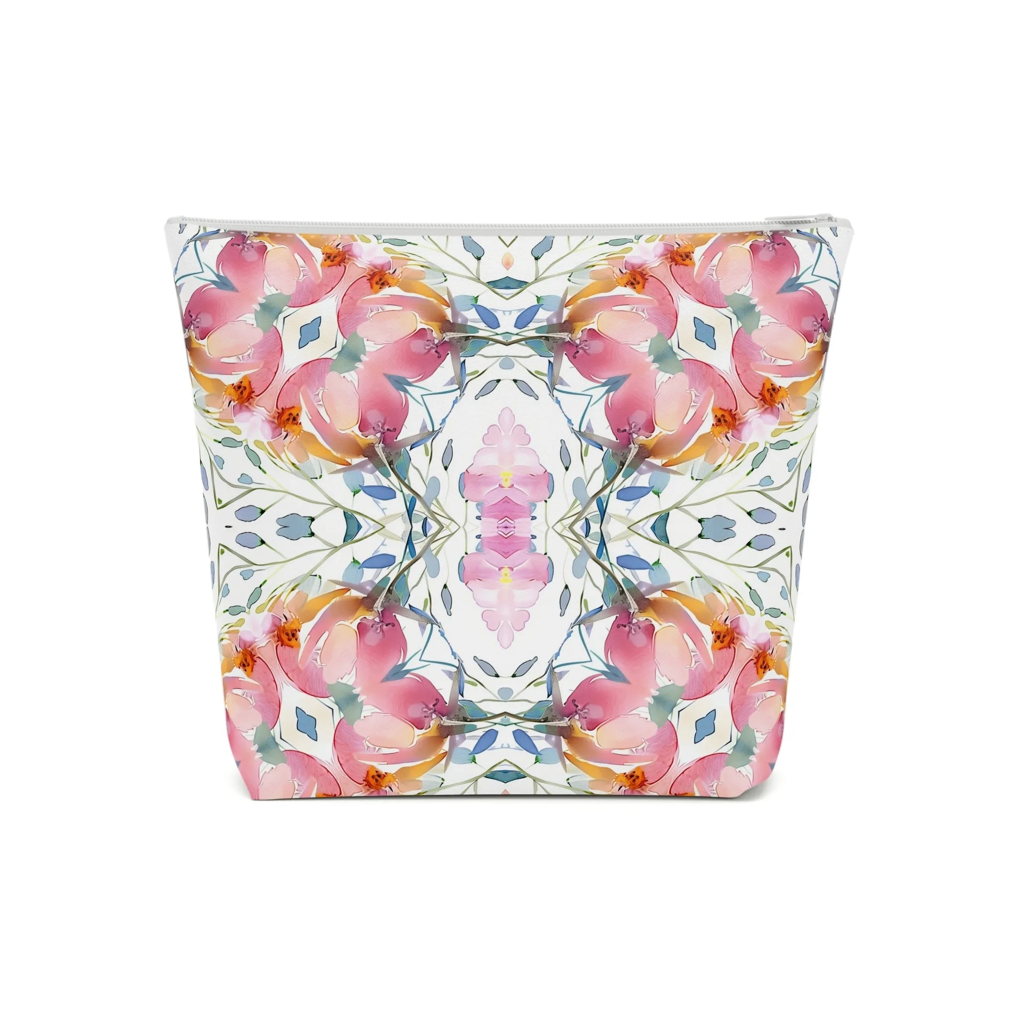 Delicate Diamond Bloom | Cotton Cosmetic Bag