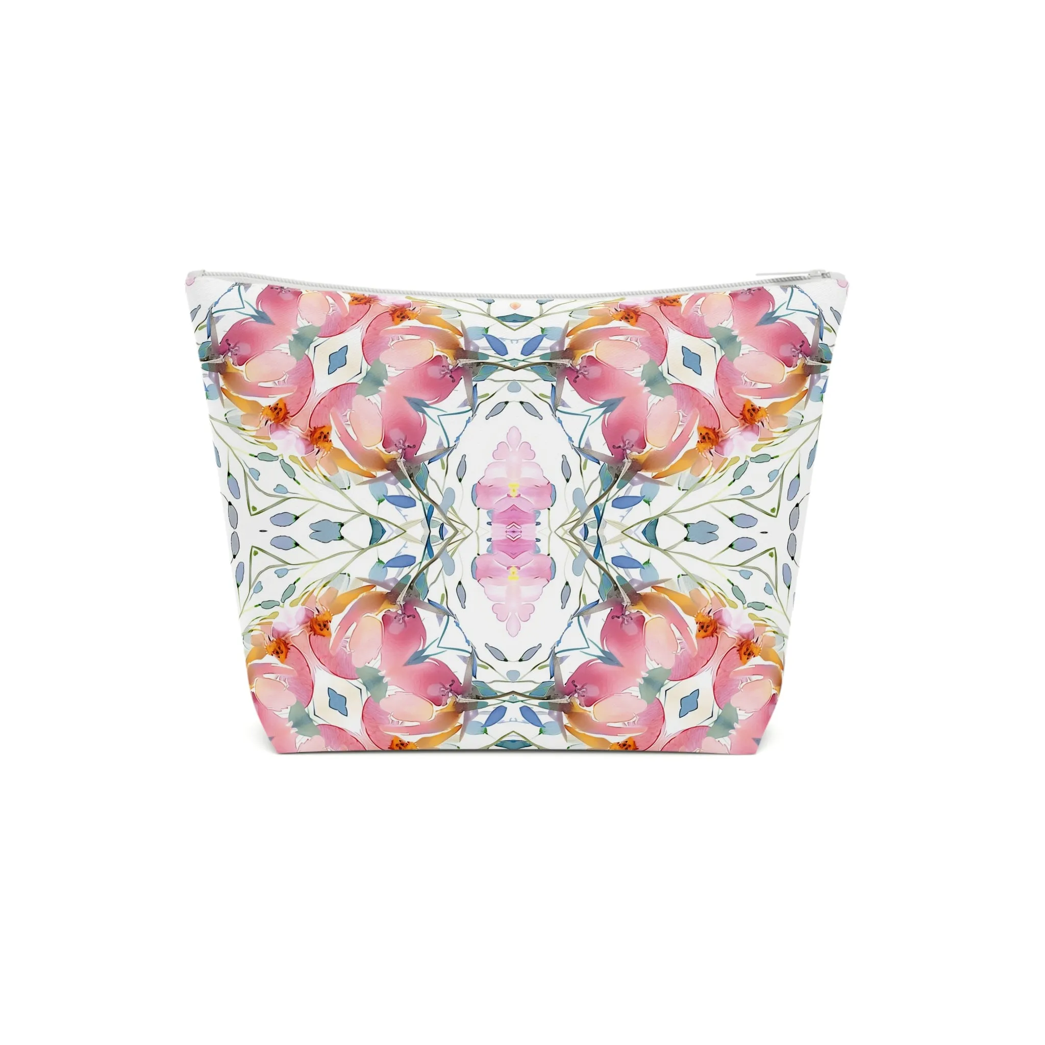Delicate Diamond Bloom | Cotton Cosmetic Bag