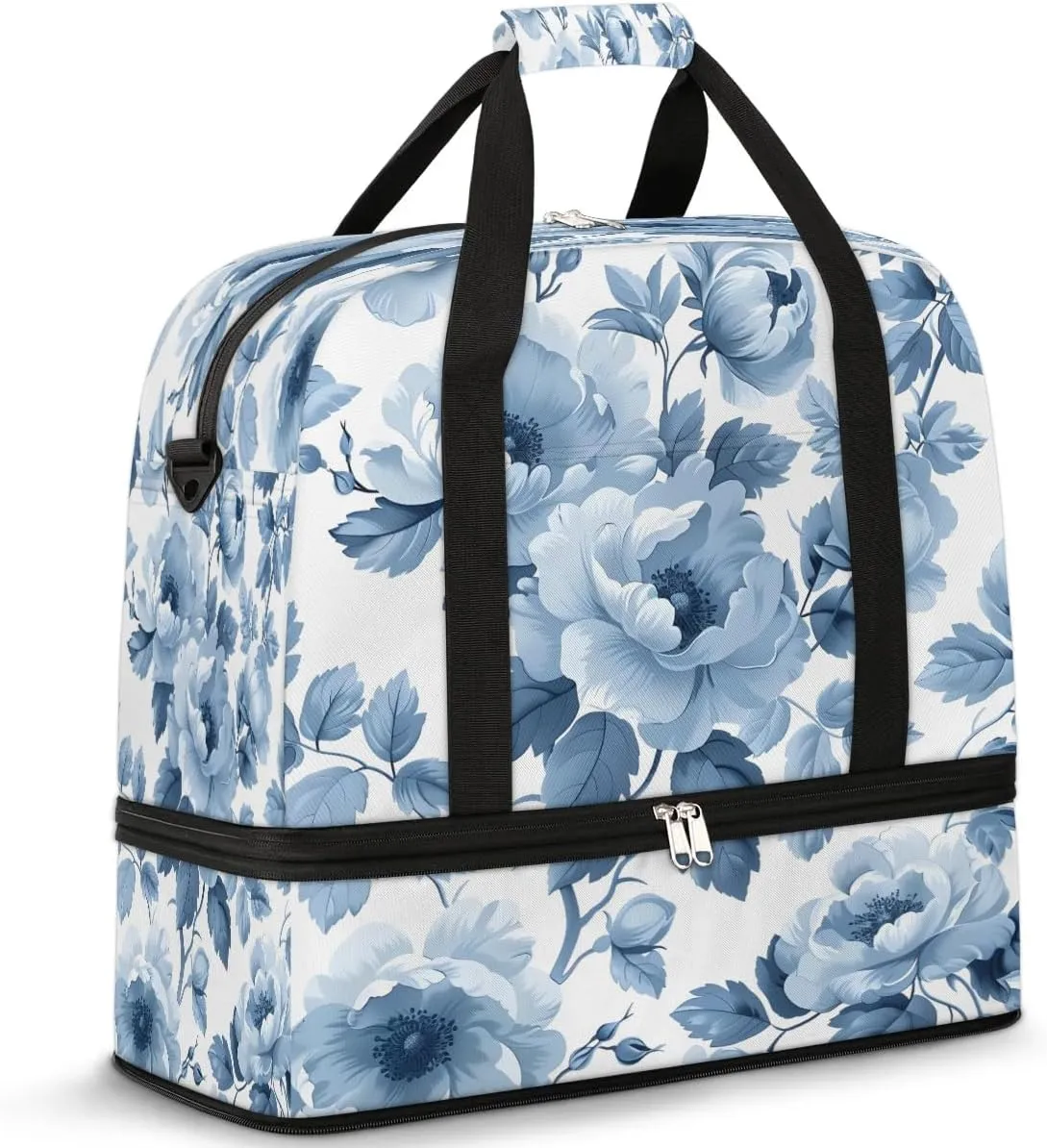Delicate Petal Drift Travel Duffel Bag, Travel Essentials, Gym Bag for Women, Weekender Overnight Bag With Shoes Compartment, Carry On Bags for Airplanes