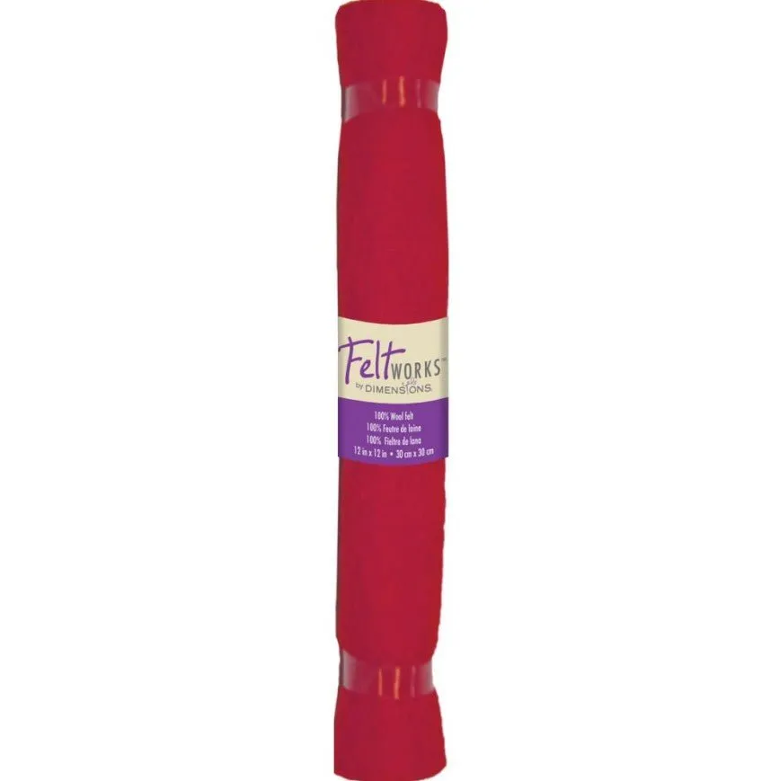 Dimensions Feltworks Felt Roll 12" x 12"
