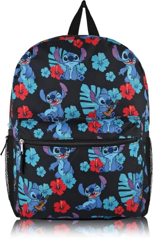 Disney Stitch Backpack for Girls, Boys, Toddler Backpack | Stitch Backpack for School | 16" Small Kids Bookbag Knapsack for Girls, Boys, Toddlers | Stitch Bag Cute Backpack