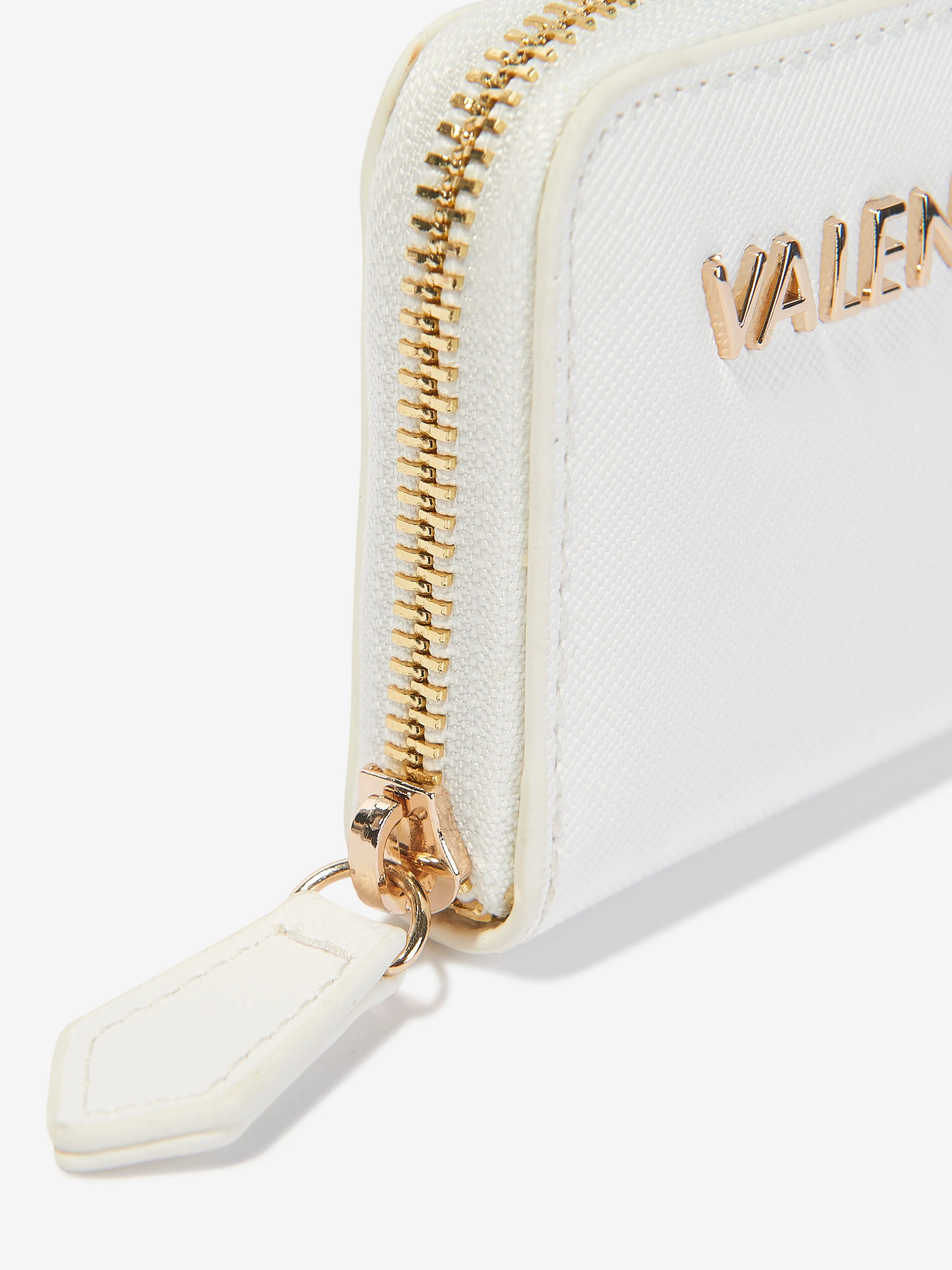 Divina Zip Around Wallet in White (10cm)