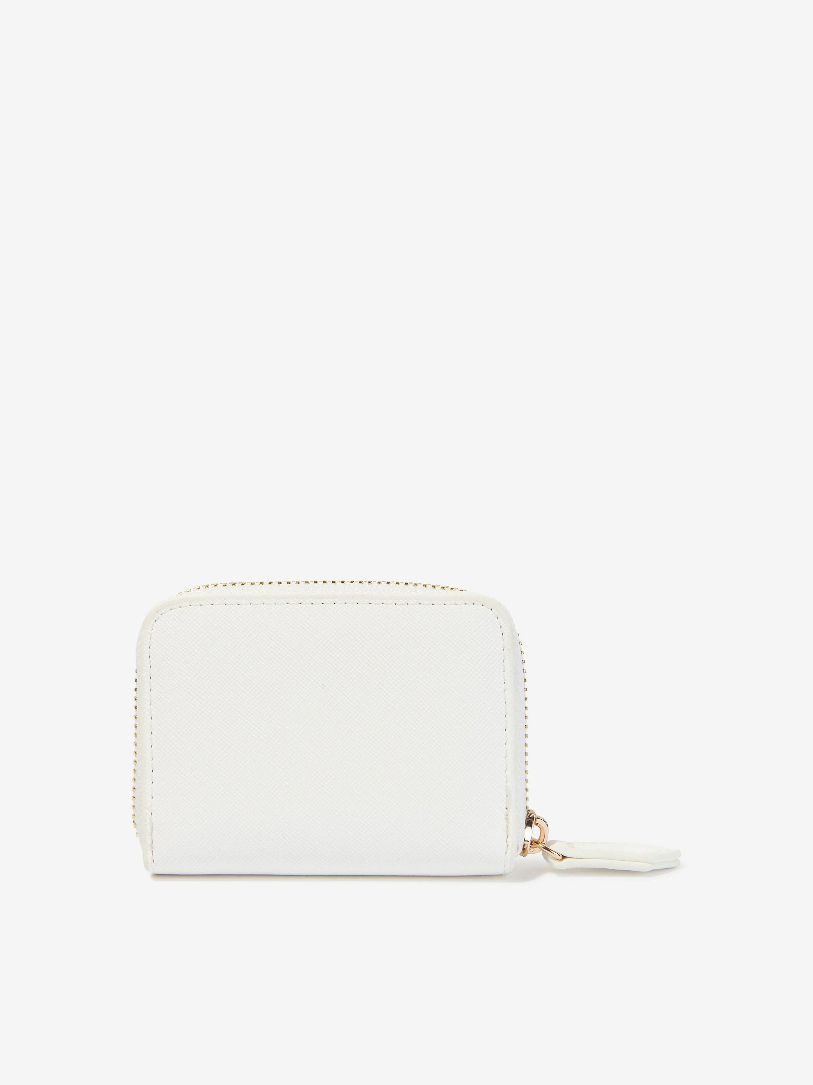 Divina Zip Around Wallet in White (10cm)