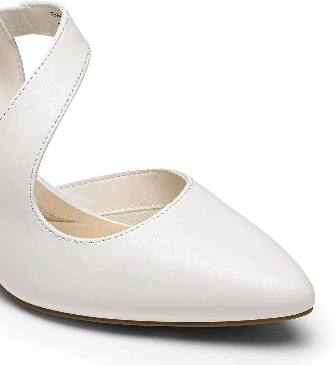 DREAM PAIRS Kitten Heels for Women Closed Toe Pointed Toe Low Heel Strappy Pumps Party Dance Wedding Dress Shoes for Women