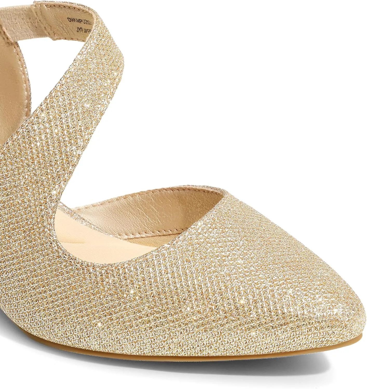 DREAM PAIRS Kitten Heels for Women Closed Toe Pointed Toe Low Heel Strappy Pumps Party Dance Wedding Dress Shoes for Women