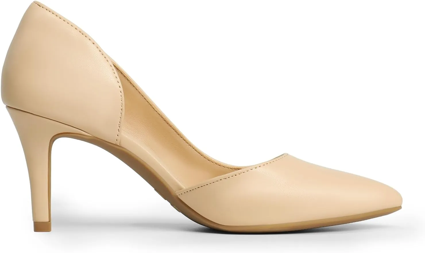 DREAM PAIRS Women's Dress High Heels Pumps Closed Pointed Toe Stiletto D'Orsay Shoes for Wedding Party