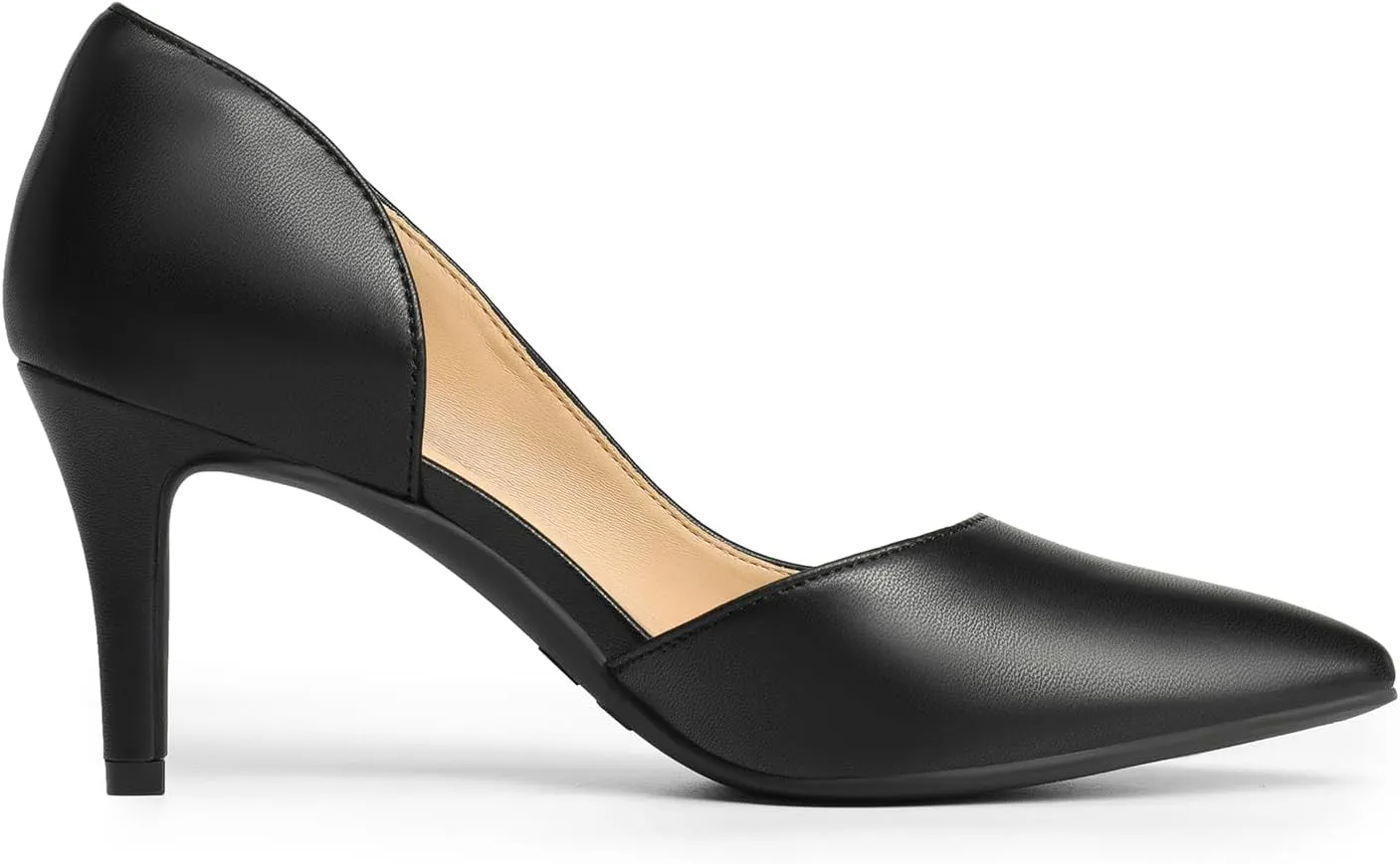 DREAM PAIRS Women's Dress High Heels Pumps Closed Pointed Toe Stiletto D'Orsay Shoes for Wedding Party