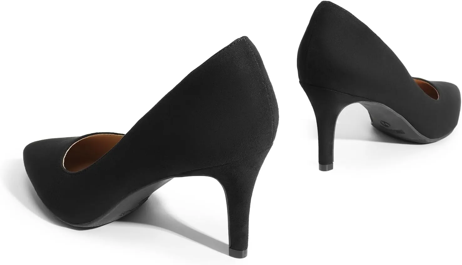 DREAM PAIRS Women's Dress High Heels Pumps Closed Pointed Toe Stiletto D'Orsay Shoes for Wedding Party