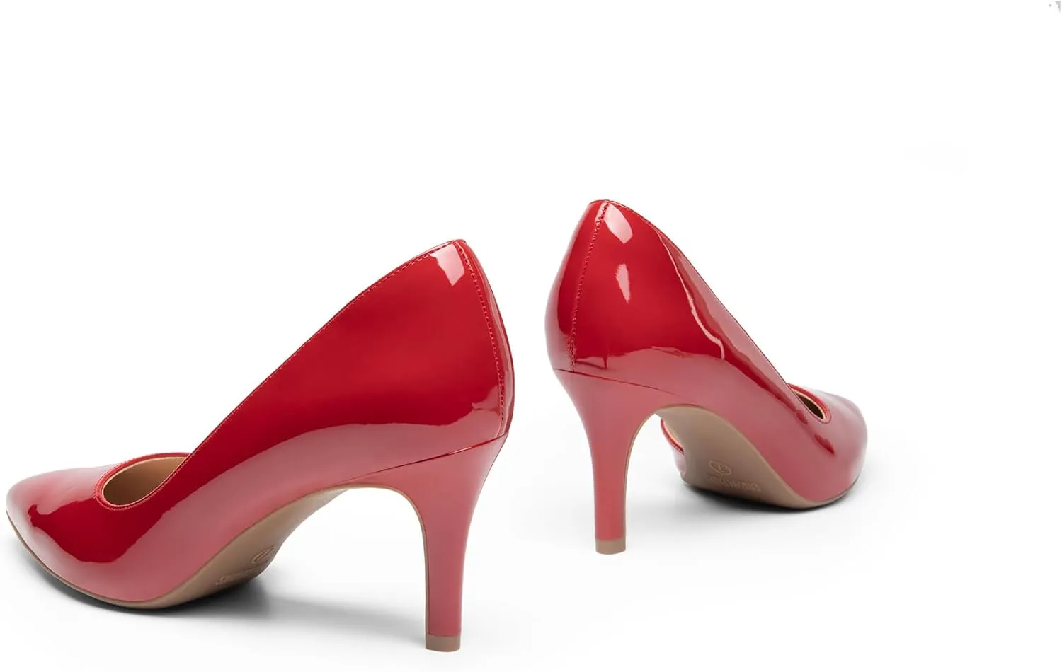 DREAM PAIRS Women's Dress High Heels Pumps Closed Pointed Toe Stiletto D'Orsay Shoes for Wedding Party