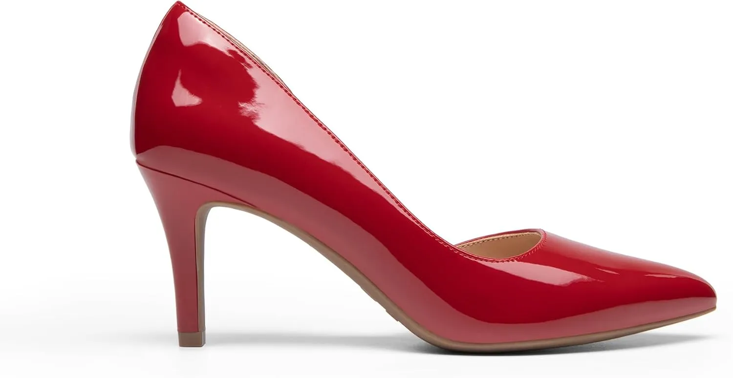 DREAM PAIRS Women's Dress High Heels Pumps Closed Pointed Toe Stiletto D'Orsay Shoes for Wedding Party