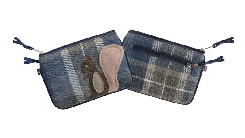 Earth Squared Tweed Applique Juliet Purses