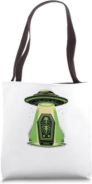 Egypt UFO Sarcophagus In Ancient Alien Chamber Tote Bag