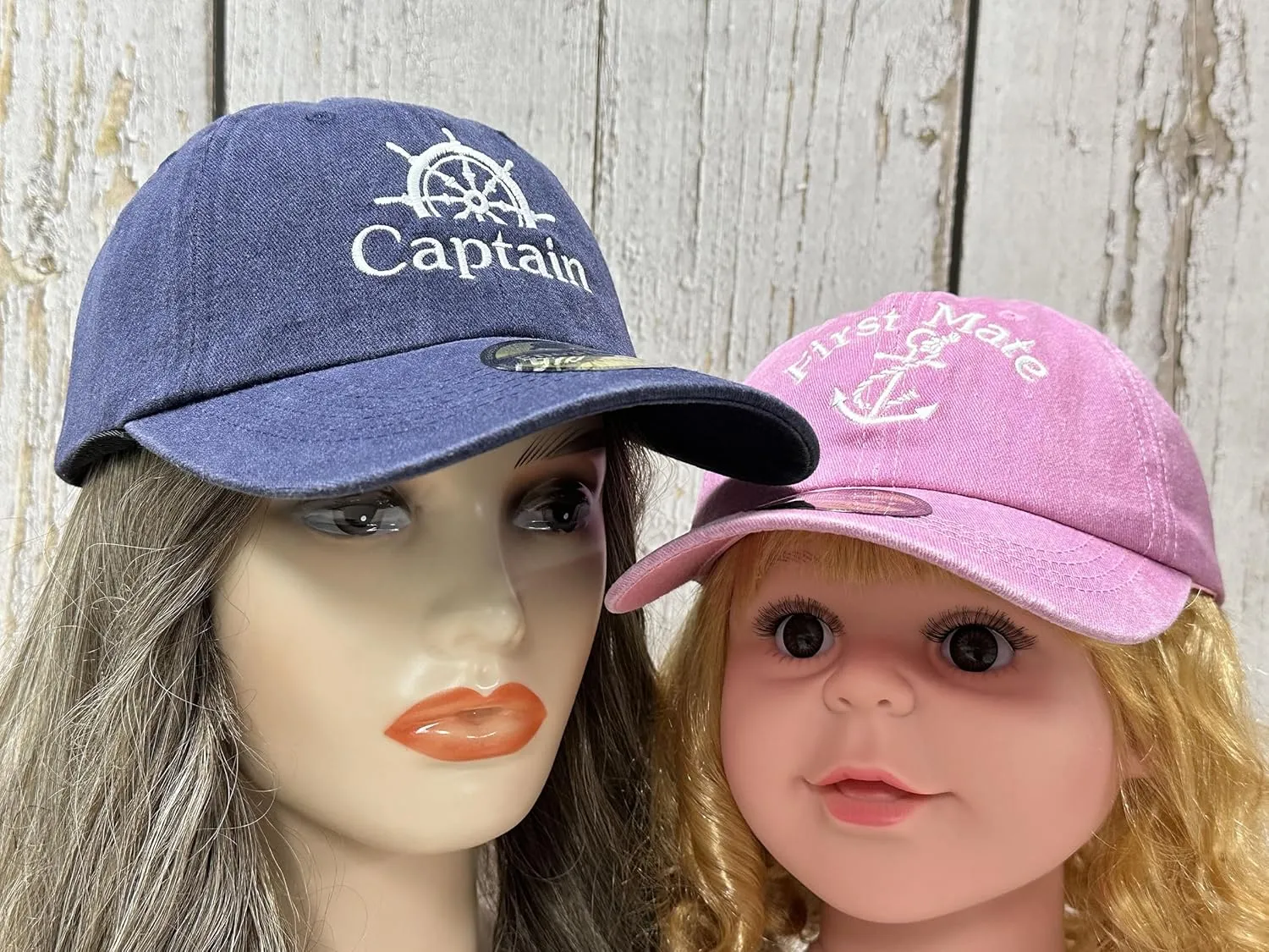 Embroidered Captain & First Mate Hats