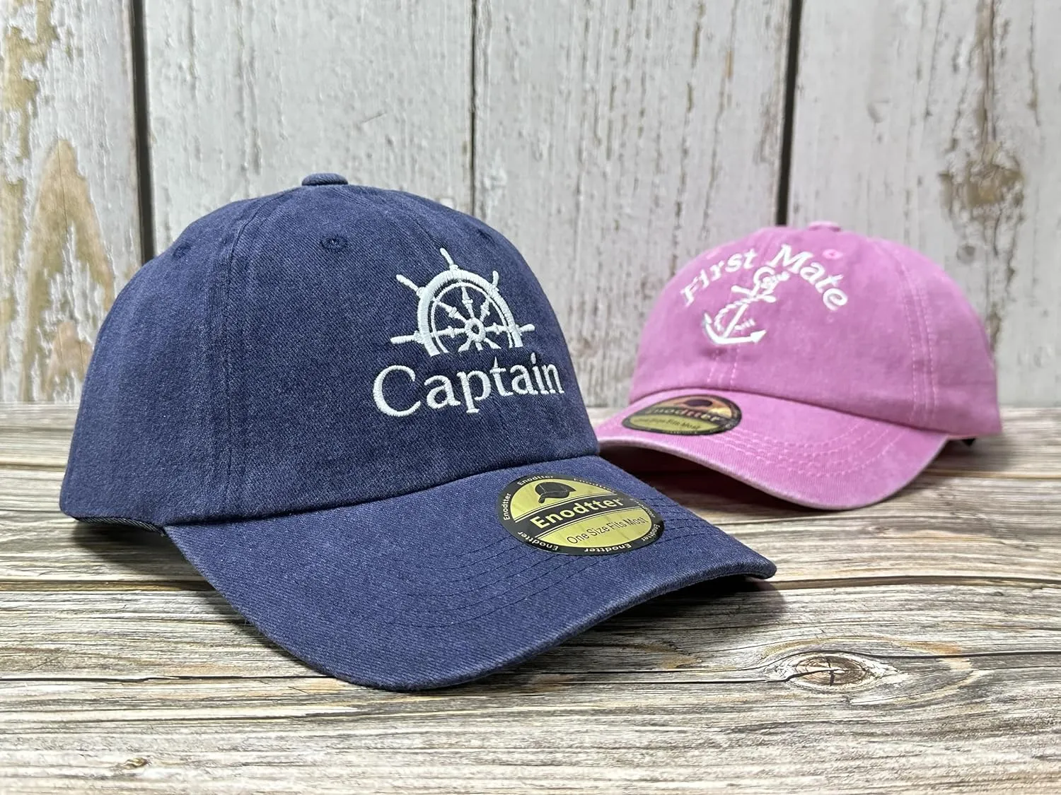 Embroidered Captain & First Mate Hats