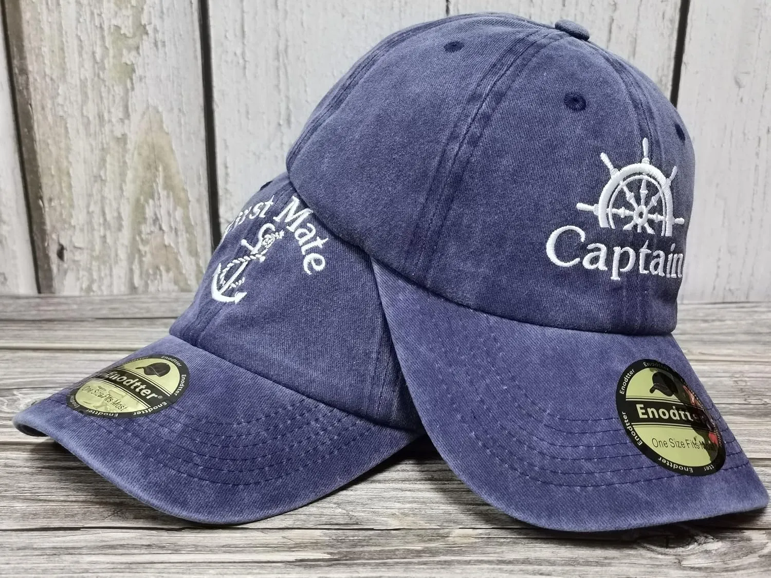 Embroidered Captain & First Mate Hats