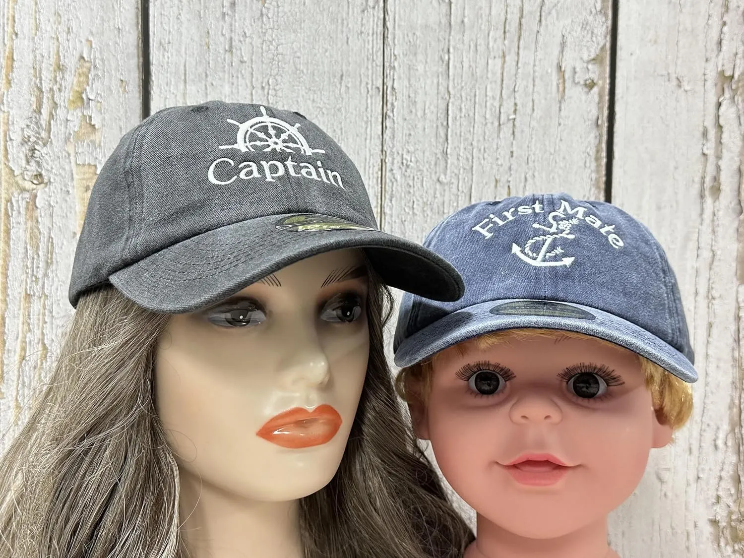 Embroidered Captain & First Mate Hats