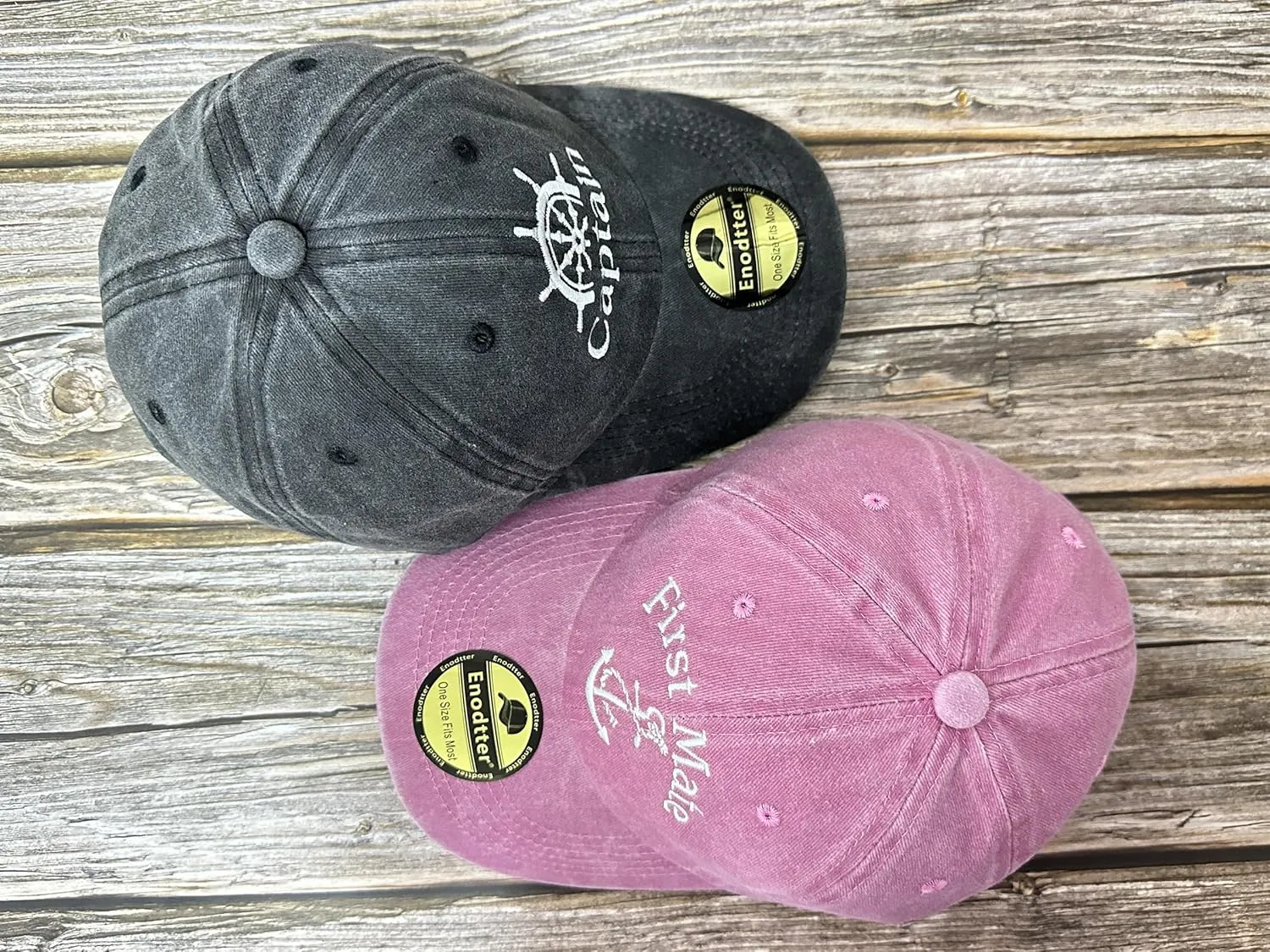 Embroidered Captain & First Mate Hats