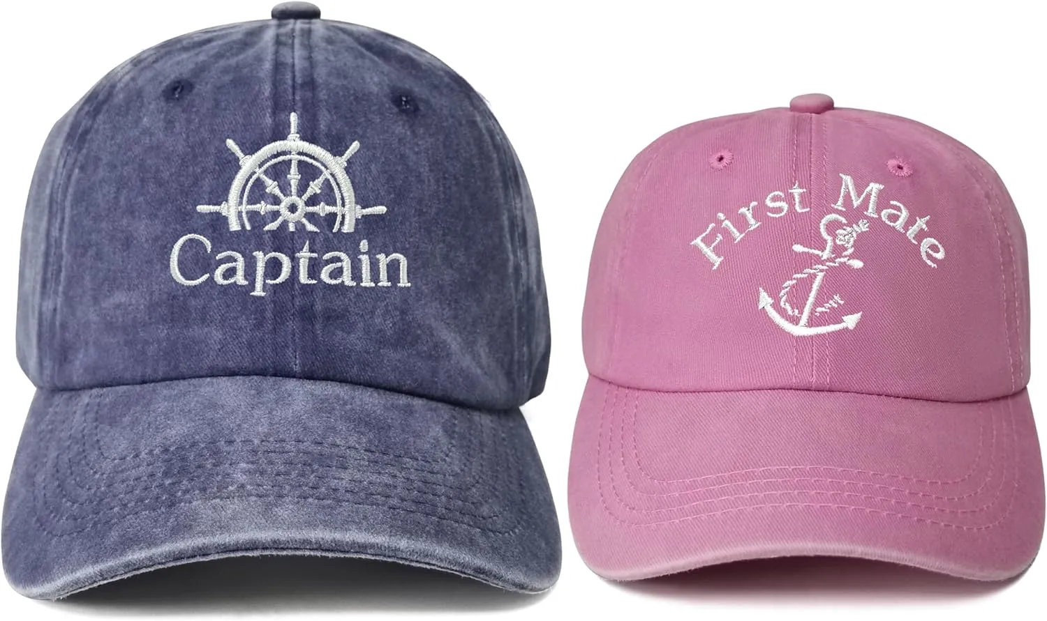 Embroidered Captain & First Mate Hats