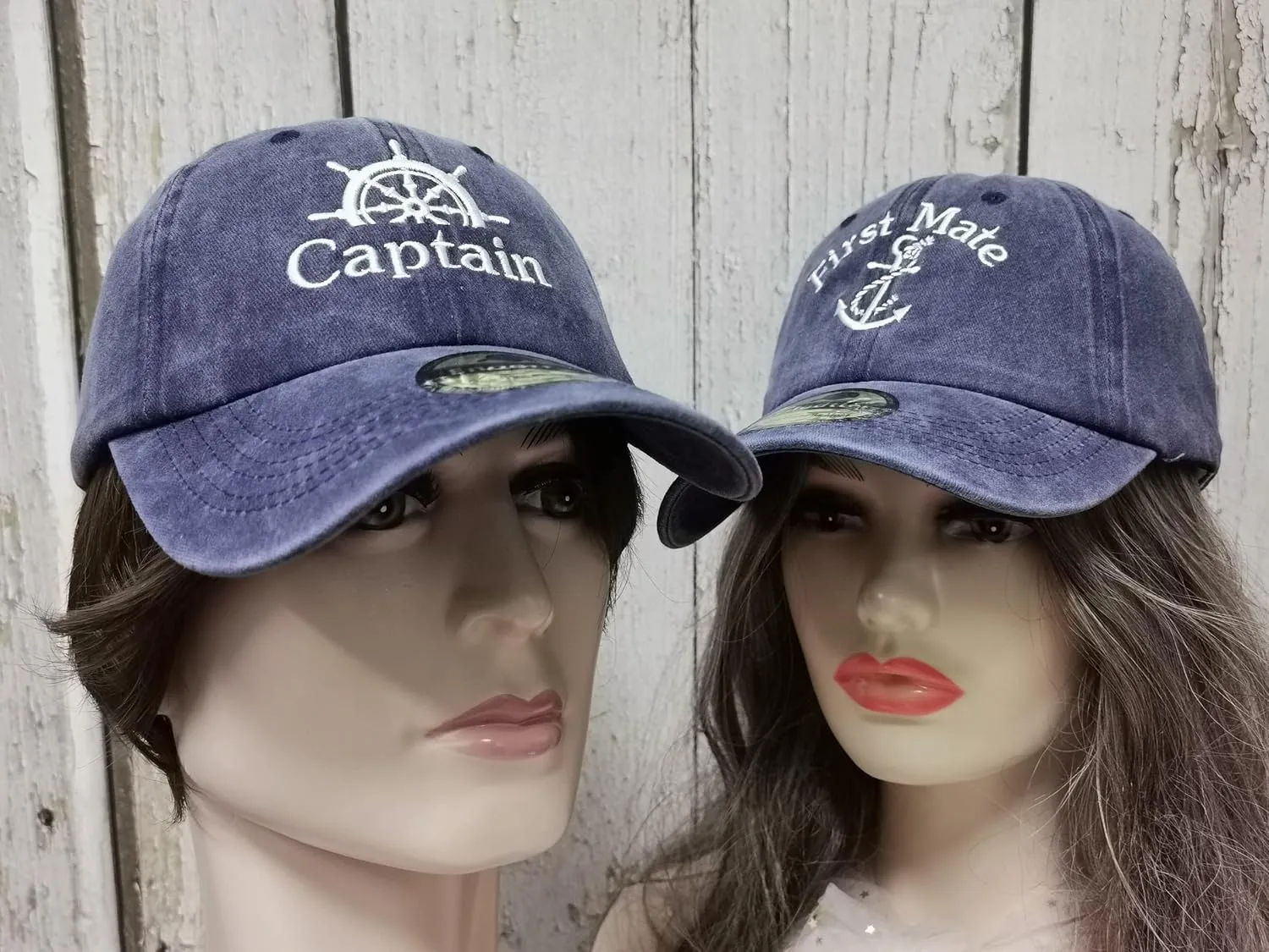 Embroidered Captain & First Mate Hats