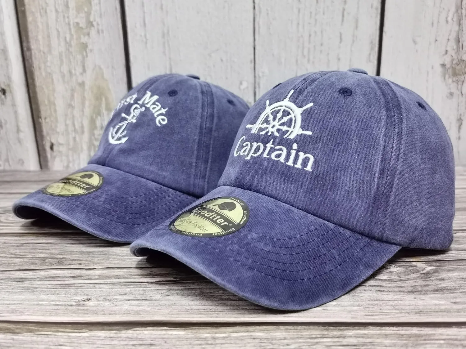 Embroidered Captain & First Mate Hats