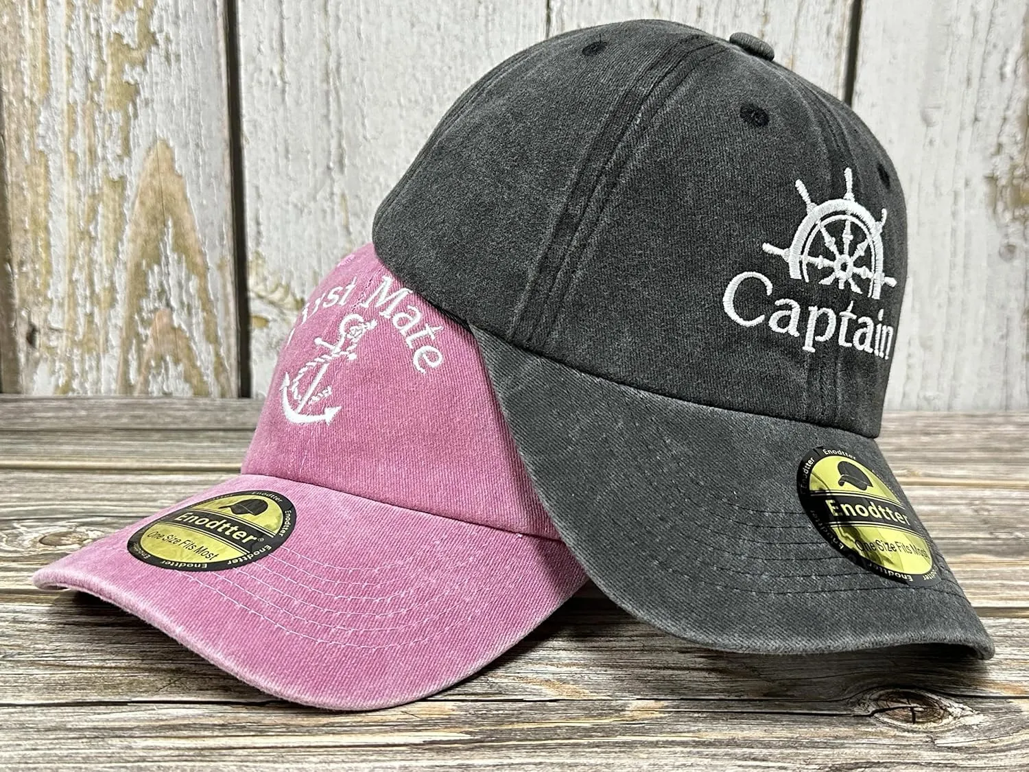 Embroidered Captain & First Mate Hats