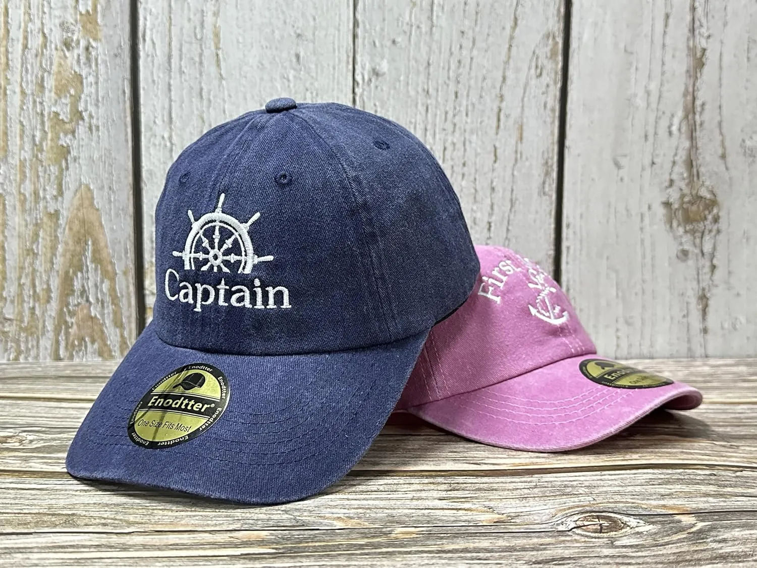 Embroidered Captain & First Mate Hats