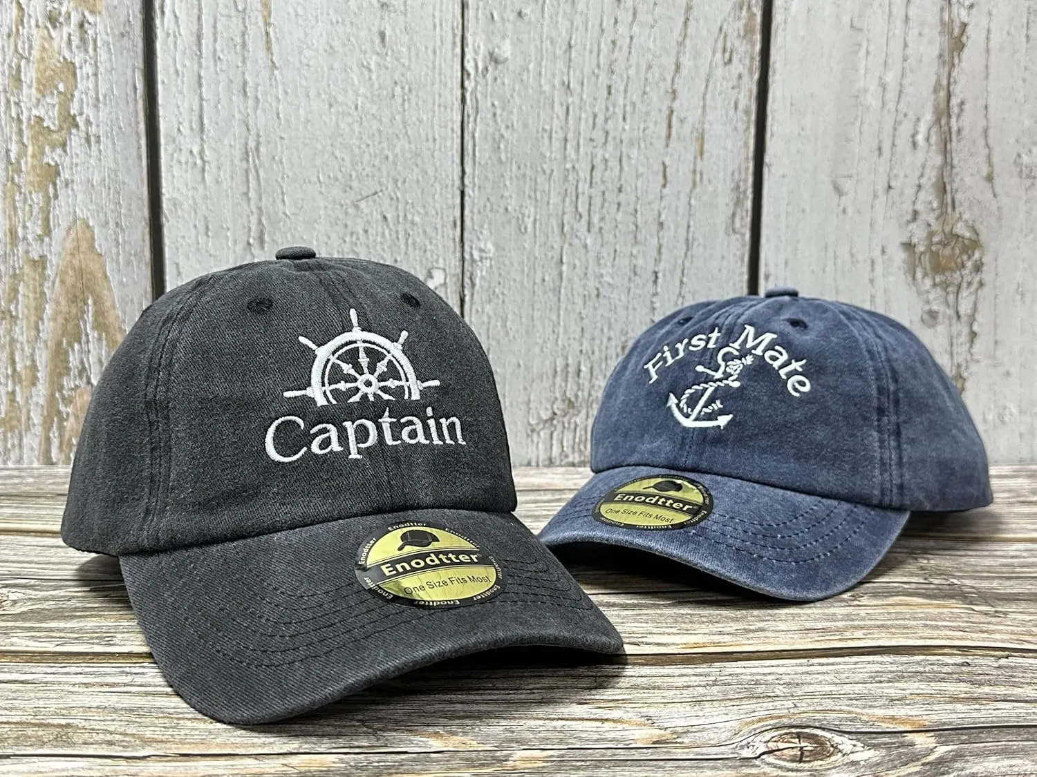 Embroidered Captain & First Mate Hats
