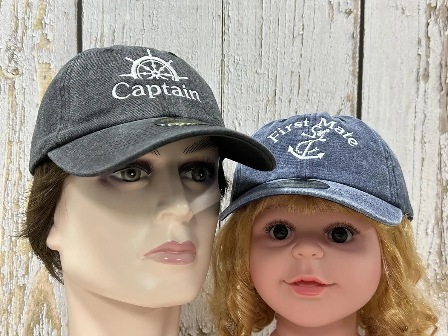 Embroidered Captain & First Mate Hats