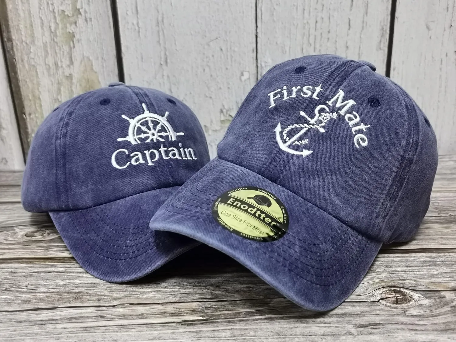 Embroidered Captain & First Mate Hats