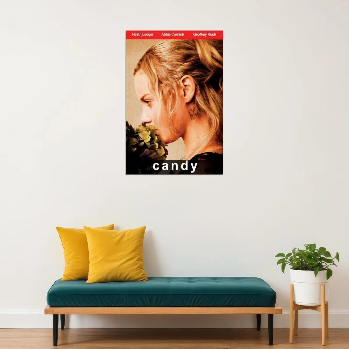 enhighten Candy Movie Abbie Cornish Heath Ledger Geoffrey Rush Tom Budge Wall Art Movie Night Home Decor For Living Room Aesthetic 24x36 Poster