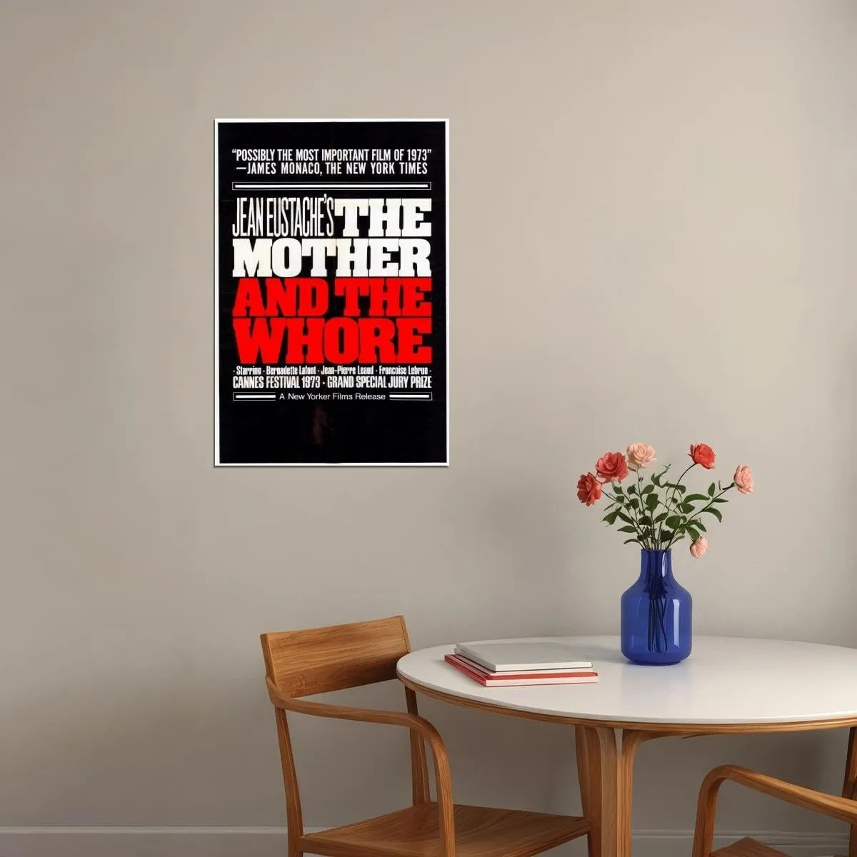 enhighten Mother And The Whore Movie Bernadette Lafont Jean-pierre Leaud Wall Art Movie Night Home Decor For Living Room Aesthetic 24x36 Poster